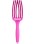 Щетка массажная Olivia Garden Finger Brush Boar&Nylon Think Pink Neon Purple