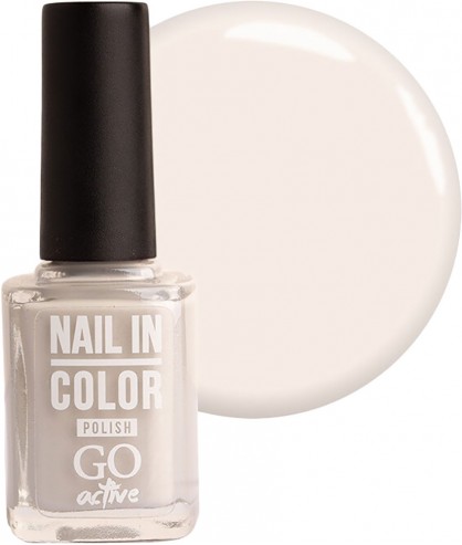 Лак для ногтей GO Active Nail In Color 10 мл 075 Холодный крем
