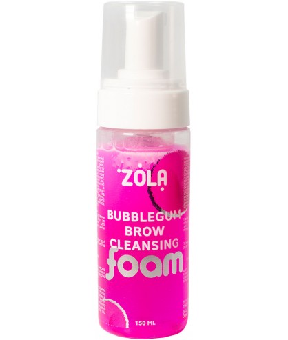 Пена для бровей очищающая розовая Zola Bubblegum Brow Cleansing 150 мл