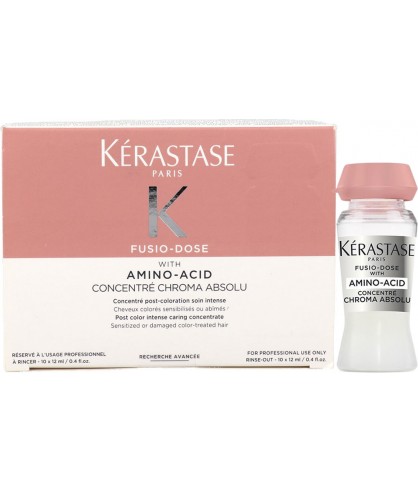 Концентрат для поврежденных и окрашенных волос Kerastase Fusio-Dose With Amino-Acid Concentre Chroma Absolu 10*12 мл