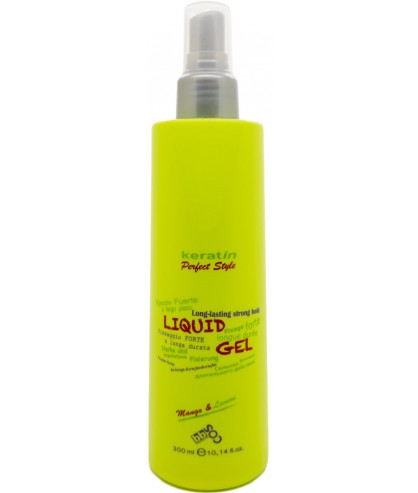 Гель-спрей жидкий для фиксации волос BBCos Keratin Perfect Style Liquid Gel 300 мл