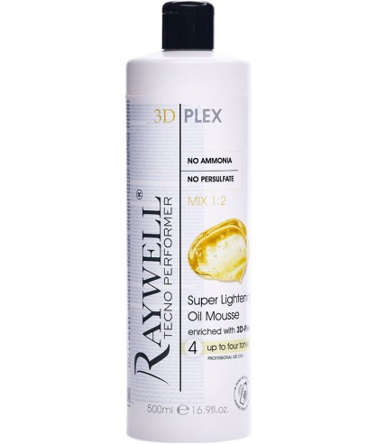 Осветляющее масло Raywell 3D Plex Supe Lightening Oil Mousse 500 мл