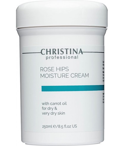 Увлажняющий крем с маслом шиповника и моркови для сухой кожи Christina Rose Hips Moisture Cream with Carrot Oil 250 мл
