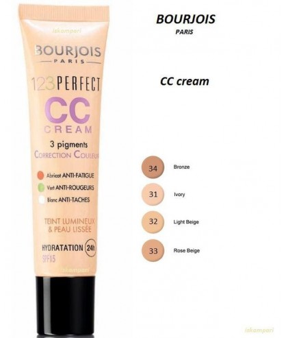 Тональная основа Bourjois 123 Perfect CC Cream №33 (rose beige) 30 мл