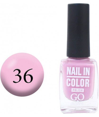 Лак для ногтей GO Active Nail In Color 10 мл 036 Весенний розовый
