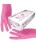 Перчатки нитриловые розовые без пудры SFM размер XS 100 шт (пл 3.4)
