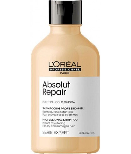 Шампунь для восстановления волос LOreal Absolut Repair Gold Quinoa 300 мл