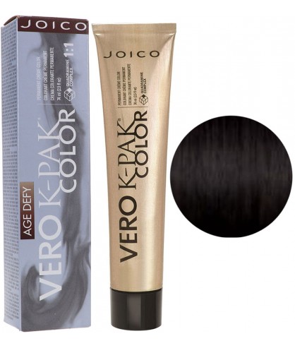 Краска для волос Joico Vero K-Pak Color Age Defy 74 мл 4NB+ Темный шатен натуральный бежевый