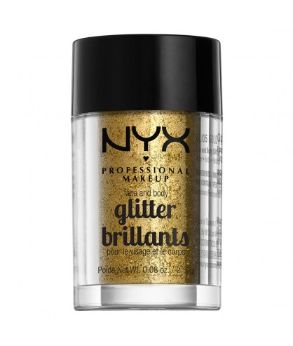 Глиттер для лица и тела NYX Face & body glitter №05 (gold) 2.5 мл