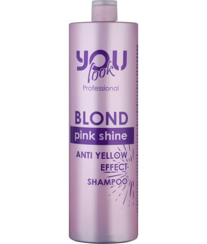 Шампунь для нейтрализации желтизны You Look Blond Pink Shine Anti-Yellow Shampoo 1000 мл