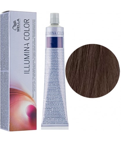 Краска для волос 5/7 Wella Illumina Color Светло-коричневый коричневый 60 мл