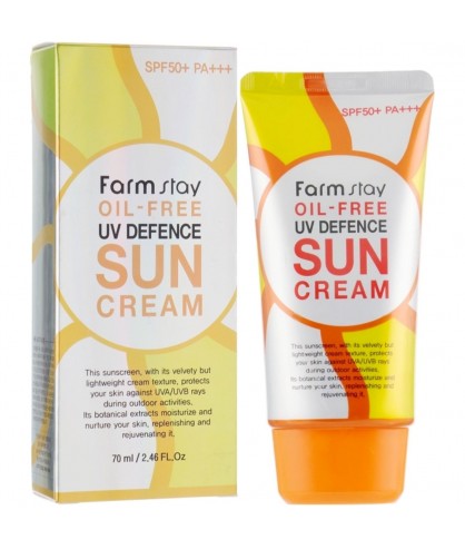 Солнцезащитный крем для лица без масел Farmstay Oil-free UV Defence Sun Cream 70 г