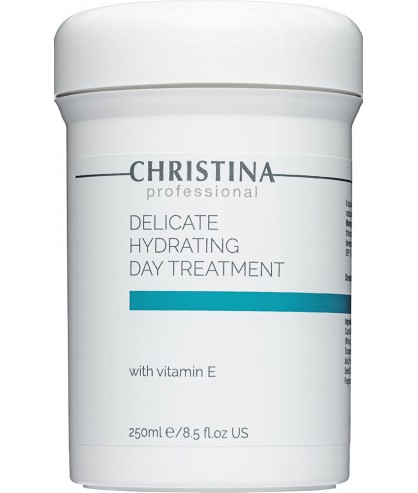 Деликатный увлажняющий крем с витамином Е для нормальной и сухой кожи Christina Delicate Hydrating Day Treatment + Vitamin E 250 мл