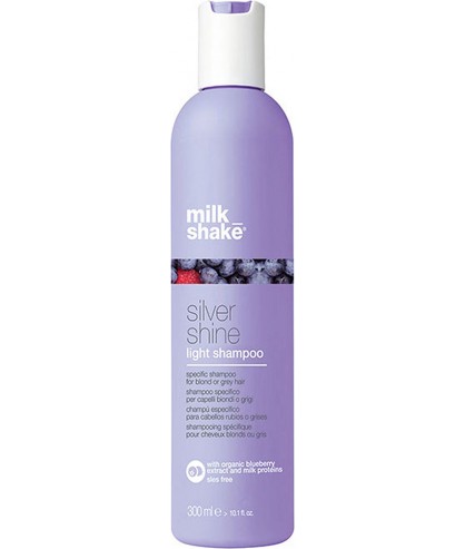 Фиолетовый шампунь для светлых волос Milk_Shake Silver Shine Light Shampoo 300 мл