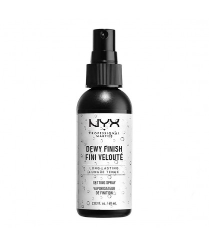 Фиксирующий спрей для макияжа сияющий NYX Setting Spray Dewy Finish 60 мл