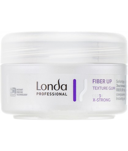 Волокнистый гель для волос экстрасильной фиксации Londa Professional Fiber Gum Fiber Up 75 мл
