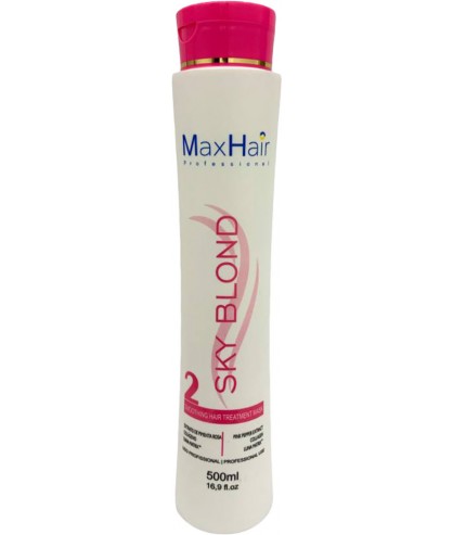 Состав для разглаживания волос MaxHair Sky Blond Smoothing Hair Treatment Mask 500 мл