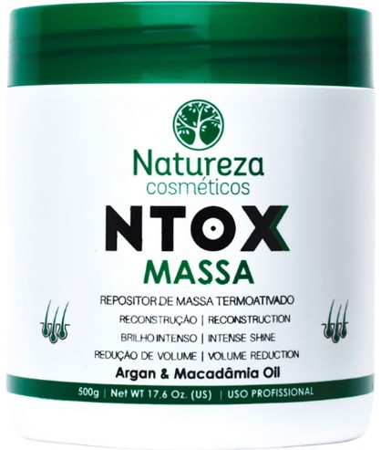 Состав для разглаживания волос Natureza NTOX Massa Argan & Macadamia Oil 500 г