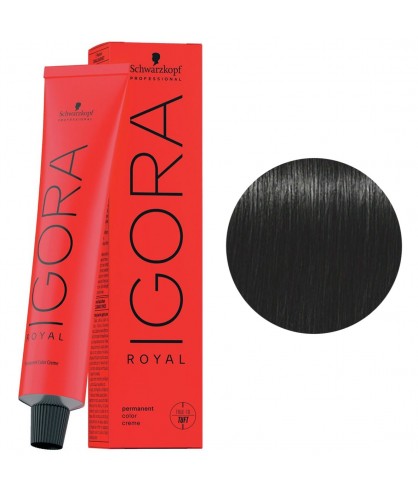 Краска для волос 3-0 Schwarzkopf Igora Royal темно-коричневый 60 мл