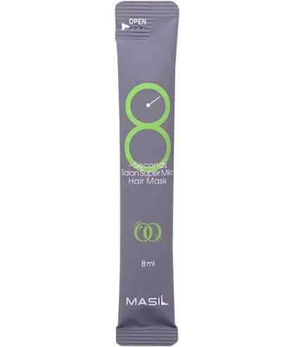Восстанавливающая маска для ослабленных волос Masil 8 Seconds Salon Super Mild Hair Mask 8 мл