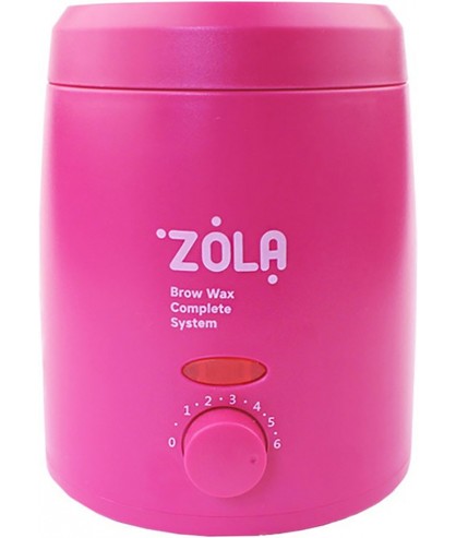 Воскоплав баночный розовый Zola Brow Wax Complete System