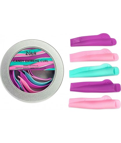 Валики для ламинирования ресниц Zola Candy Extreme Curl (S, M, L, XL, LL)