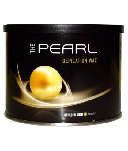 Полимерный воск для депиляции в банке Simple Use Beauty The Pearl Depilation Wax Gold 400 мл