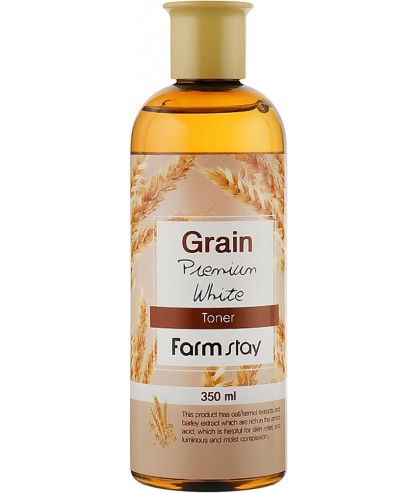 Тонер с экстрактом ростков пшеницы Farmstay Grain Premium White Toner 350 мл