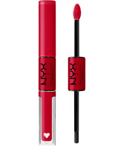 Помада-блеск для губ NYX Professional Makeup Shine Loud Lip Color 2x3.4 мл №17 (Rebel in Red)