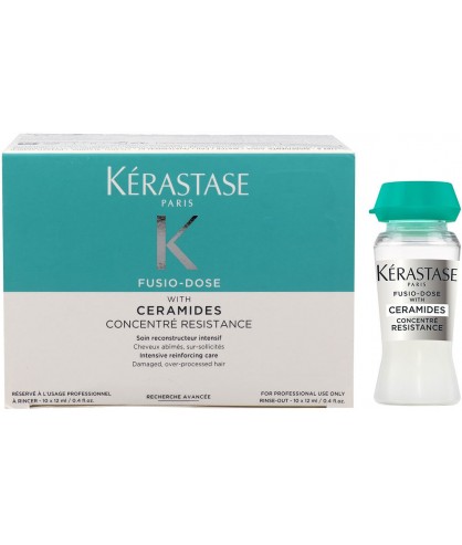 Концентрат для восстановления поврежденных волос Kerastase Fusio-Dose Concentre Ceramides Resistance 10*12 мл