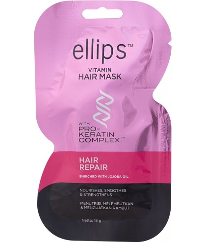 Маска для волос восстанавливающая с маслом жожоба Ellips Hair Vitamin Repair 18 г