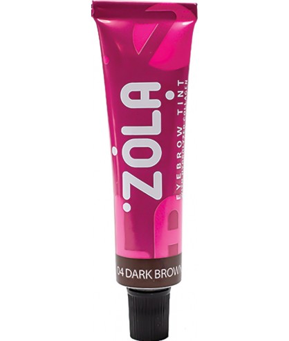Краска для бровей с коллагеном Zola Eyebrow Tint With Collagen 15 мл №04 Dark Brown