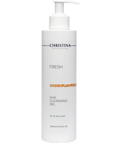 Очищающий гель с фруктовыми кислотами для всех типов кожи Christina Fresh AHA Cleansing Gel 300 мл