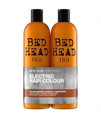 Шампунь и кондиционер для окрашенных волос TIGI Colour Combat Colour Godd Tweens (750+750 мл)