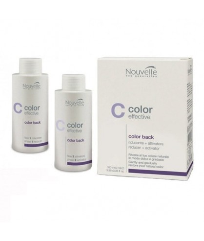 Средство для удаления краски полуперманентной краски с волос Nouvelle Color Fix Kit 60+90 мл