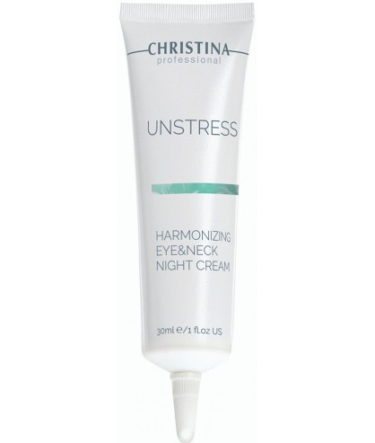 Ночной крем для кожи вокруг глаз и шеи Christina Unstress Harmonizing Night Cream Eye & Neck 30 мл