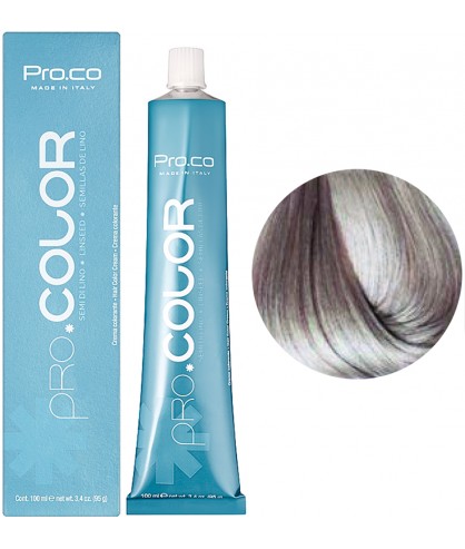 Стойкая краска для волос Pro.Co Pro.Color 100 мл 9/21 Блондин очень светлый фиолетовый пепельный