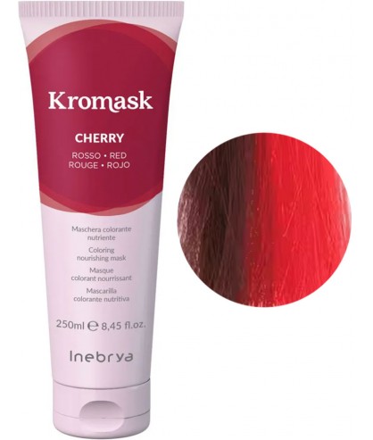 Тонирующая маска для волос Inebrya Kromask 250 мл Cherry Red Вишнево-красная