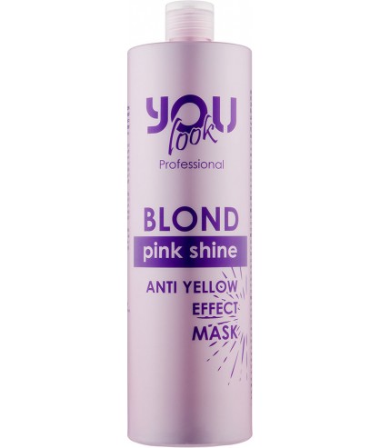 Маска для нейтрализации желтизны You Look Blond Pink Shine Anti-Yellow Mask 1000 мл