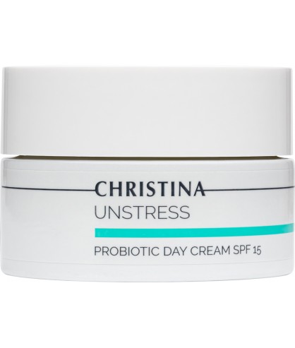 Дневной крем с пробиотическим действием Christina Unstress ProBiotic Day Cream SPF 15 50 мл