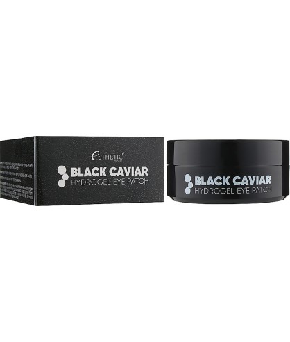 Гидрогелиевые патчи Esthetic House Black Caviar Hydrogel Eye Patch 60 шт