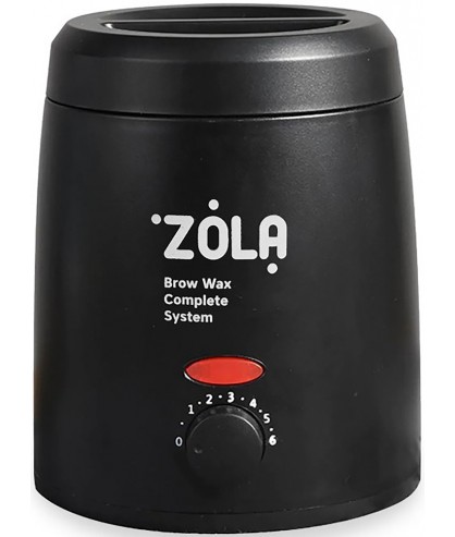 Воскоплав баночный Zola Brow Wax Complete System черный 200 мл