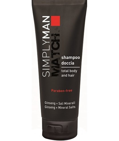 Гель-шампунь для душа Nouvelle Simply Man Total Body&Hair Gel-Shampoo 200 мл