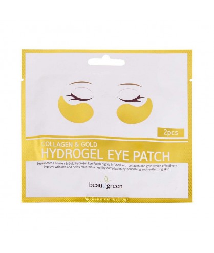 Патчи для глаз гидрогелевые с золотом BeauuGreen Eye patch Collagen&Gold Hydrogel 1 пара
