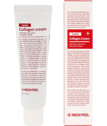 Укрепляющий крем с коллагеном и лактобактериями Medi-Peel Red Lacto Collagen Cream 50 мл