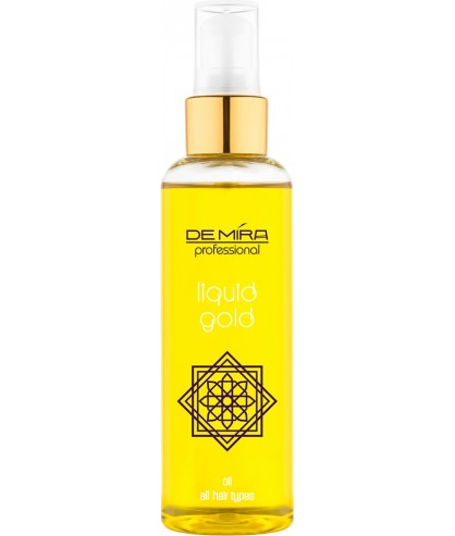 Масло для питания волос без утяжеления DeMira Professional Liquid Gold Hair Oil 100 мл
