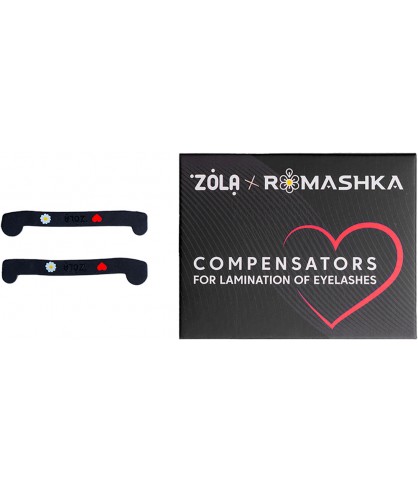 Компенсаторы для ламинирования ресниц Zola x Romashka Compensators For Lamination Of Eyelashes (черные)